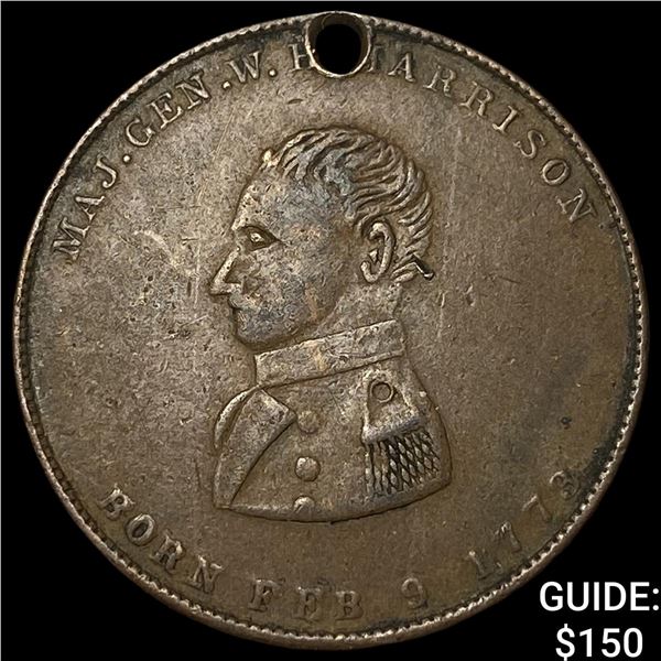 Rulau Hard Times Token - W.H. Harrison