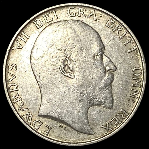 1902 Great Britain Silver 1 Shilling
