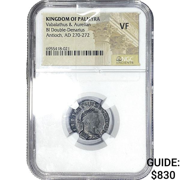 Palmyrian Vabalathus & Aurelian Bi Antoninianus
