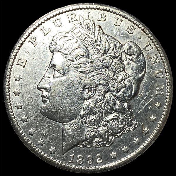 1892-CC Morgan Silver Dollar CHOICE AU
