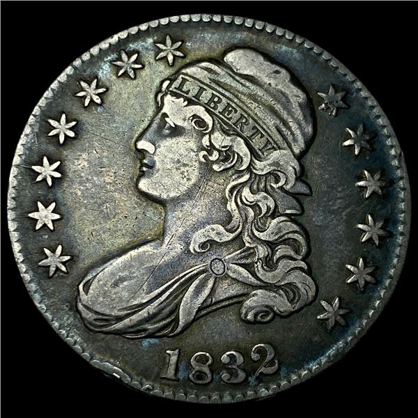 1832 Capped Bust Half Dollar NEARLY  UNCIRCULATED