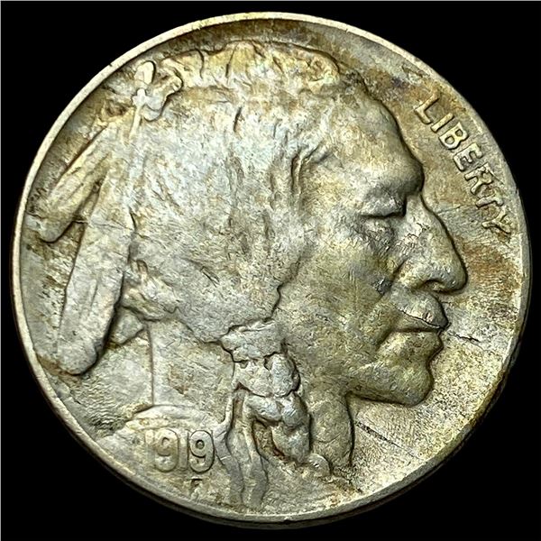 1919-S Buffalo Nickel CHOICE AU