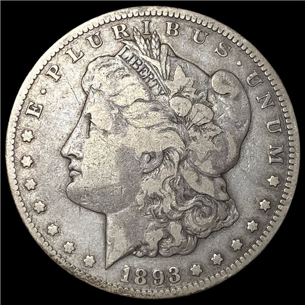 1893-CC Silver Morgan Dollar NEARLY  UNCIRCULATED