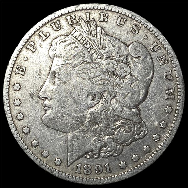 1891-O Silver Morgan Dollar NEARLY  UNCIRCULATED