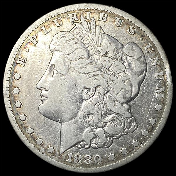 1880-CC Silver Morgan Dollar LIGHTLY  CIRCULATED