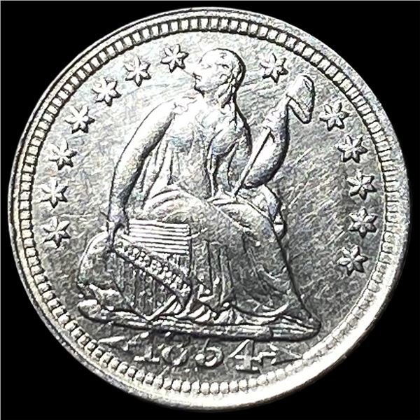 1854 Silver Seated Liberty Half Dime  UNCIRCULATED