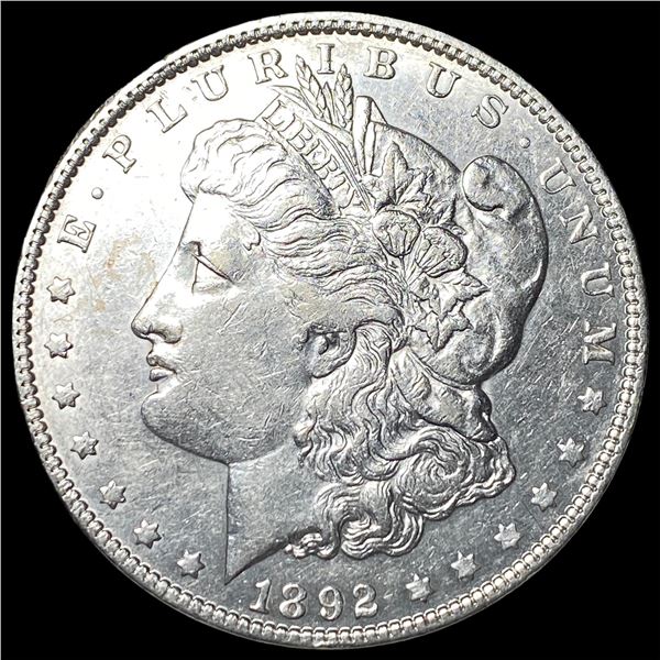 1892 Silver Morgan Dollar CHOICE AU