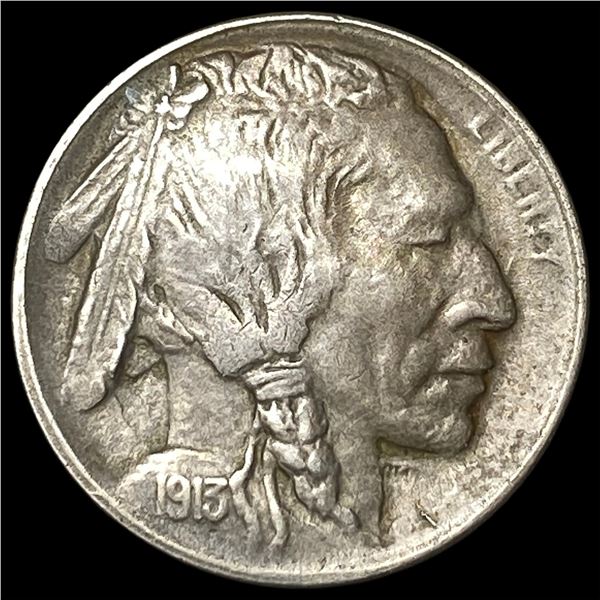 1913-S Type 2 Buffalo Nickel NEARLY  UNCIRCULATED