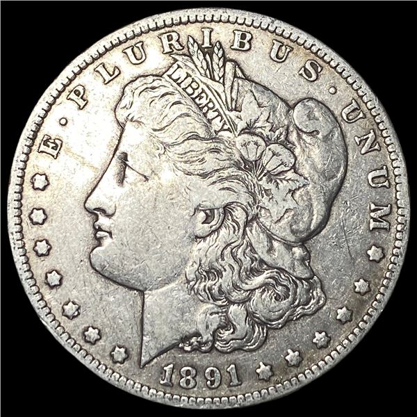 1891-O Silver Morgan Dollar LIGHTLY  CIRCULATED