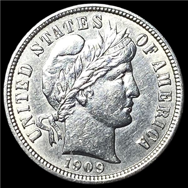 1909 Silver Barber Dime UNCIRCULATED
