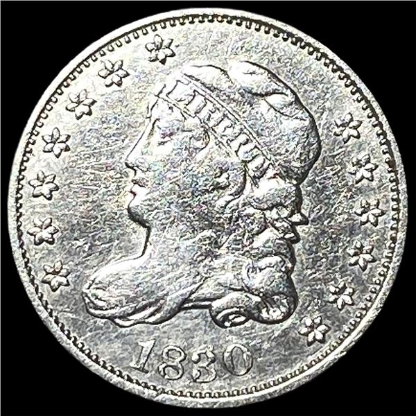 1830 Capped Bust Half Dime CLOSELY  UNCIRCULATED
