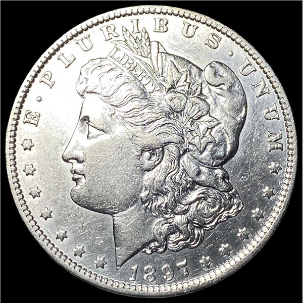 1897-O Silver Morgan Dollar CHOICE AU