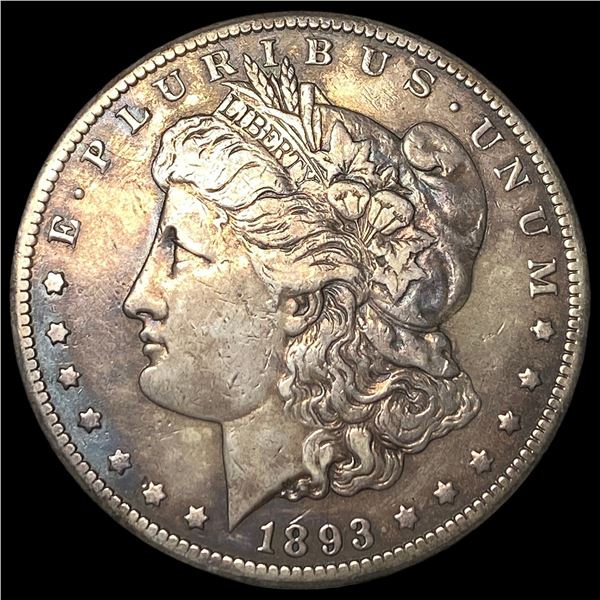 1893-CC Silver Morgan Dollar NEARLY  UNCIRCULATED