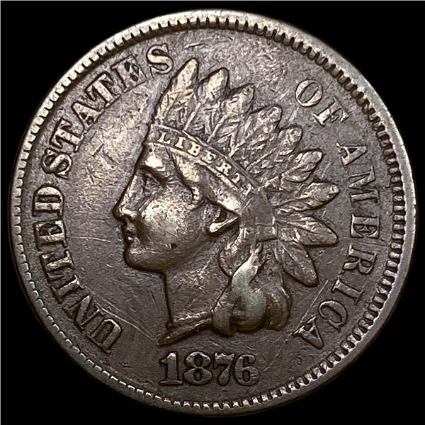 1876 Indian Head Cent NEARLY UNCIRCULATED