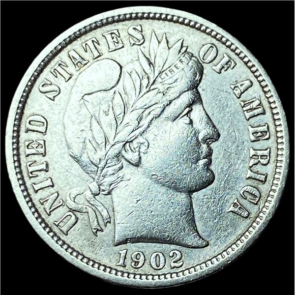 1902-O Silver Barber Dime CLOSELY  UNCIRCULATED