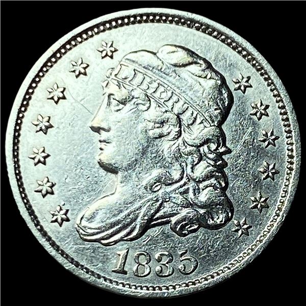 1835 Capped Bust Half Dime CLOSELY  UNCIRCULATED