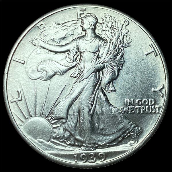 1939 Walking Liberty Half Dollar CHOICE AU