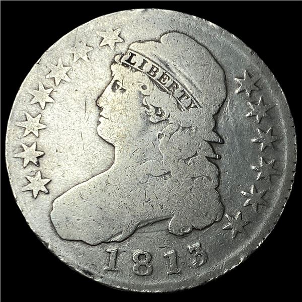 1813 Capped Bust Half Dollar NICELY  CIRCULATED