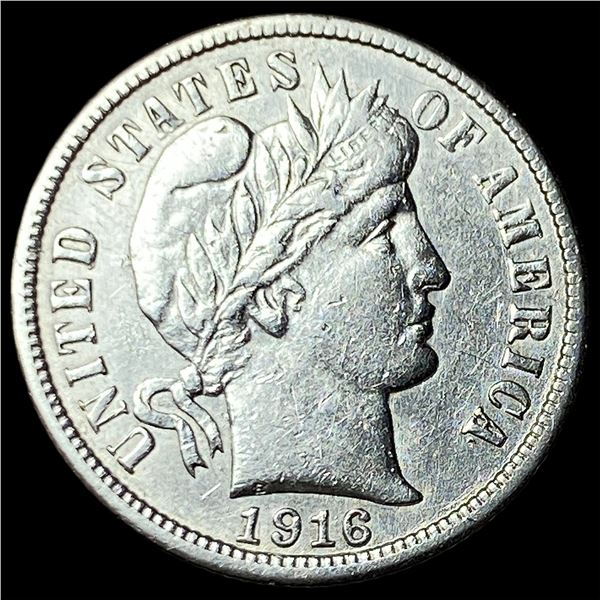 1916 Silver Barber Dime CLOSELY UNCIRCULATED