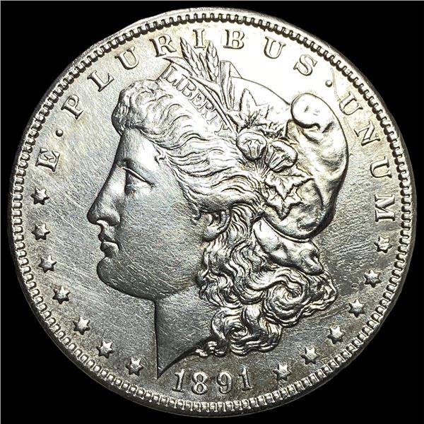 1891-CC Silver Morgan Dollar CHOICE AU