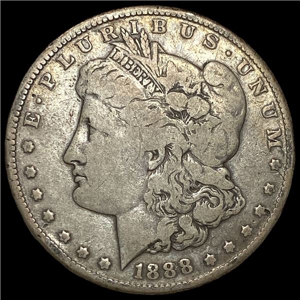 1888-S Morgan Silver Dollar NEARLY  UNCIRCULATED