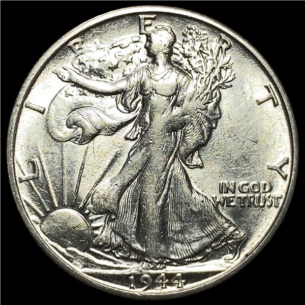 1944-S Silver Walking Liberty Half Dollar  CHOICE AU