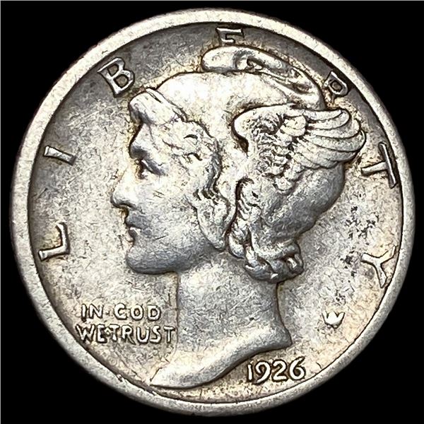 1926-D Silver Mercury Dime NEARLY  UNCIRCULATED