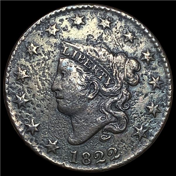 1822 Coronet Large Cent HIGH GRADE
