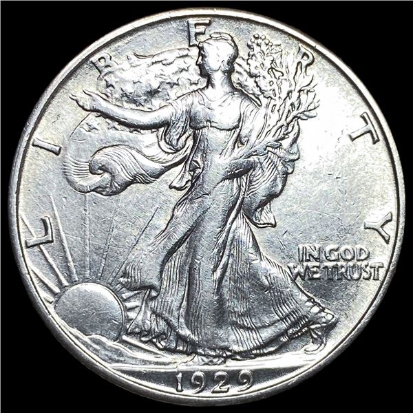 1929-D Silver Walking Liberty Half Dollar  CLOSELY UNCIRCULATED