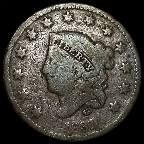 1831 Coronet Head Large Cent NICELY  CIRCULATED