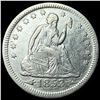 Image 1 : 1853 Arrows/Rays Seated Liberty Silver  Quarter CLOSELY UNCIRCULATED