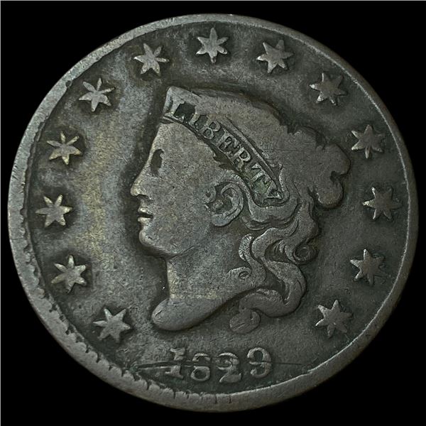 1829 Coronet Head Large Cent NICELY  CIRCULATED