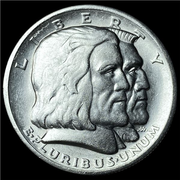 1936 Silver Long Island Half Dollar CLOSELY  UNCIRCULATED