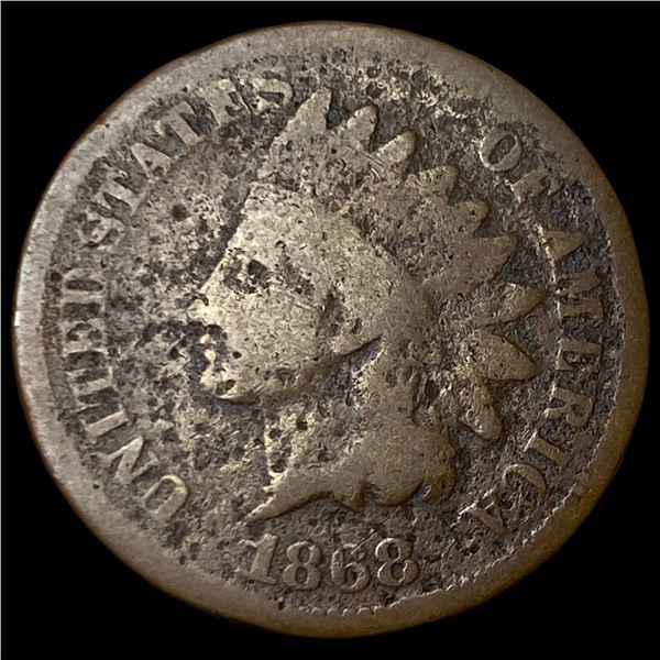 1868 Indian Head Cent NICELY CIRCULATED