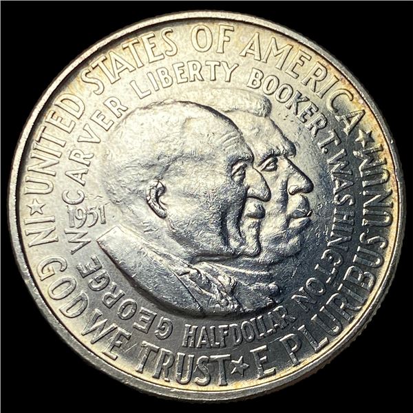 1951 Silver Washington-Carver Half Dollar GEM  BU