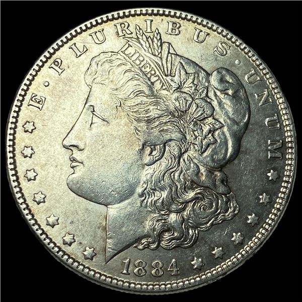 1884 Morgan Silver Dollar CHOICE AU