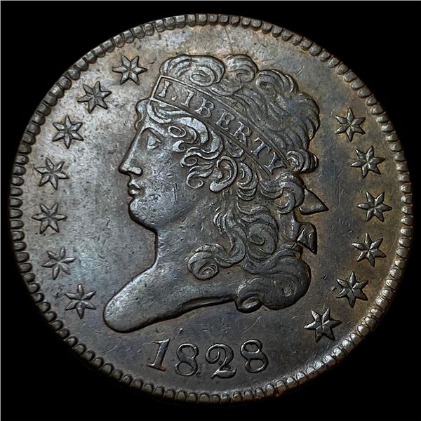 1828 Classic Head Half Cent CLOSELY  UNCIRCULATED