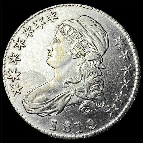 1819 Capped Bust Half Dollar CLOSELY  UNCIRCULATED