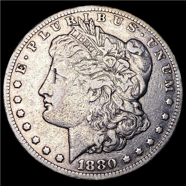 1880-CC Silver Morgan Dollar LIGHTLY  CIRCULATED