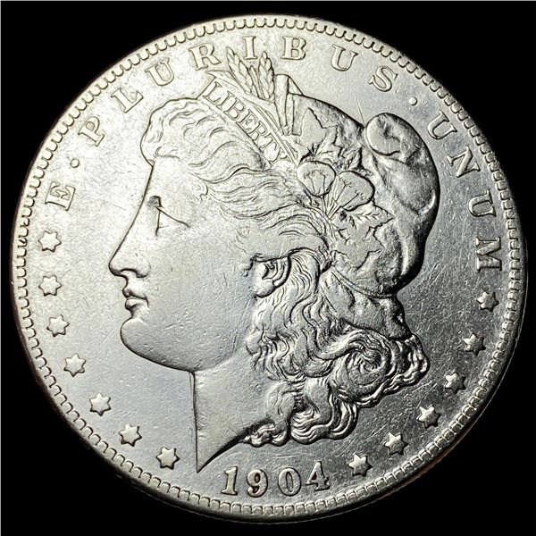 1904-S Silver Morgan Dollar NEARLY  UNCIRCULATED