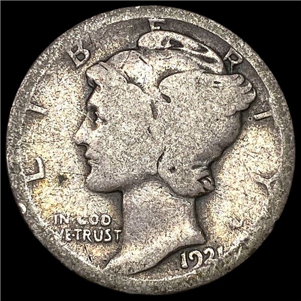 1921 Silver Mercury Dime NICELY CIRCULATED