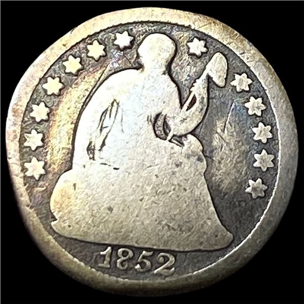 1852-O Silver Seated Liberty Half Dime NICELY  CIRCULATED