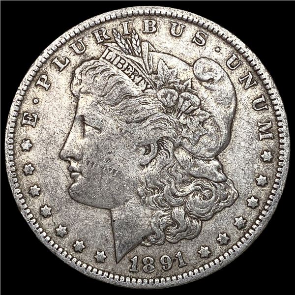 1891-O Silver Morgan Dollar NEARLY  UNCIRCULATED