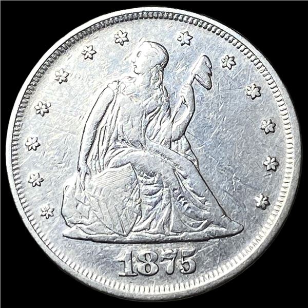 1875 Silver Twenty Cents CHOICE AU