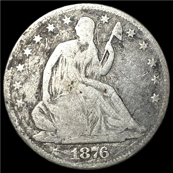 1876 Seated Liberty Half Dollar NICELY  CIRCULATED