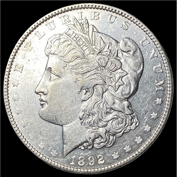 1892 Morgan Silver Dollar CHOICE AU