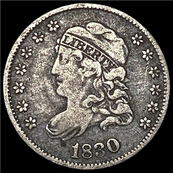 1830 Capped Bust Half Dime LIGHTLY CIRCULATED
