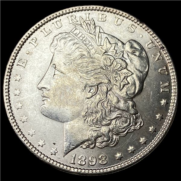 1898 Morgan Silver Dollar NEARLY UNCIRCULATED