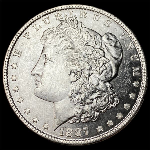 1887 Silver Morgan Dollar CHOICE BU