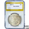 Image 1 : 1897-S Morgan Silver Dollar PGA MS64